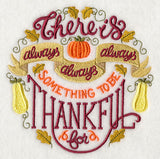 Always Something to be Thankful For