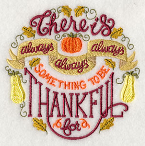 Always Something to be Thankful For