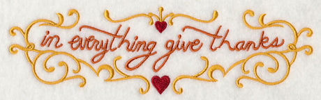 In Everything Give Thanks Border