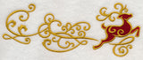 Reindeer Frolic Border