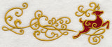 Reindeer Frolic Border