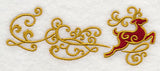 Reindeer Frolic Border