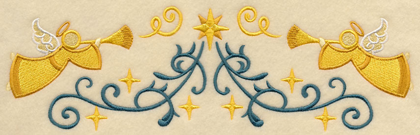 Trumpeting Angel Border