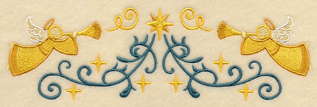 Trumpeting Angel Border