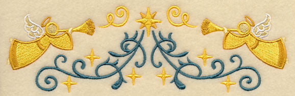 Trumpeting Angel Border