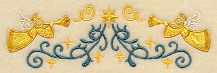 Trumpeting Angel Border