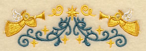 Trumpeting Angel Border