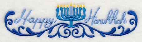 Happy Hanukkah Border