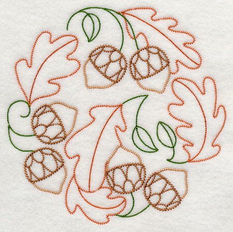 Autumn Acorns (Vintage)