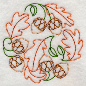 Autumn Acorns (Vintage)