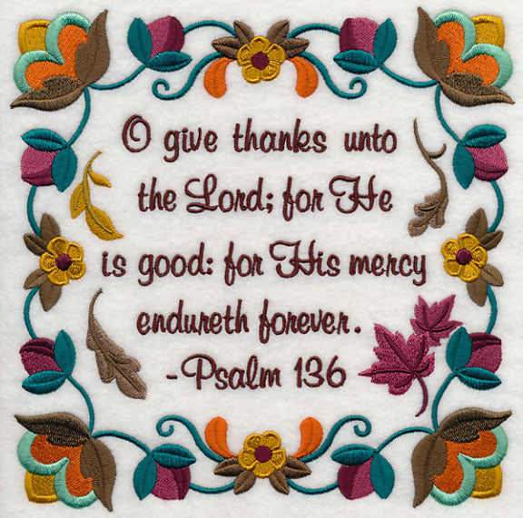 O Give Thanks Unto the Lord