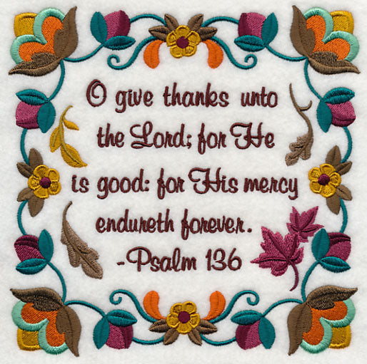 O Give Thanks Unto the Lord