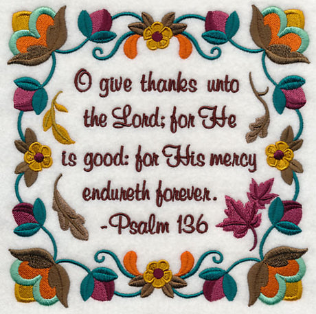 O Give Thanks Unto the Lord
