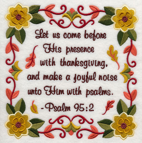 Let Us Come Before His Presence