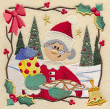 Country Christmas Square - Mrs. Claus