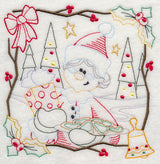 Country Christmas Square - Mrs. Claus (Vintage)