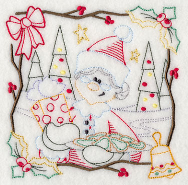 Country Christmas Square - Mrs. Claus (Vintage)