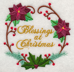 Blessings at Christmas Wreath