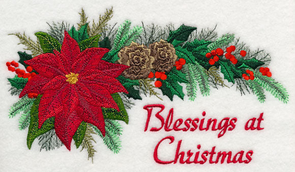 Blessings at Christmas Swag