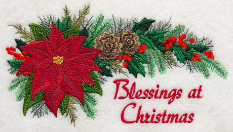 Blessings at Christmas Swag