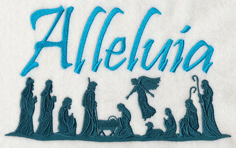 Christmas Wish Silhouette - Alleluia