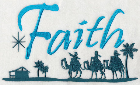 Christmas Wish Silhouette - Faith