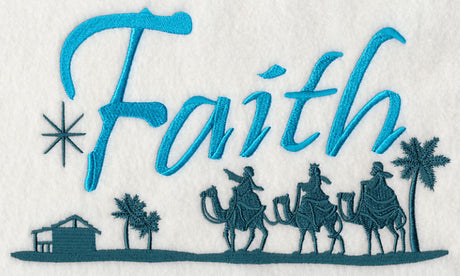 Christmas Wish Silhouette - Faith