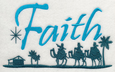 Christmas Wish Silhouette - Faith