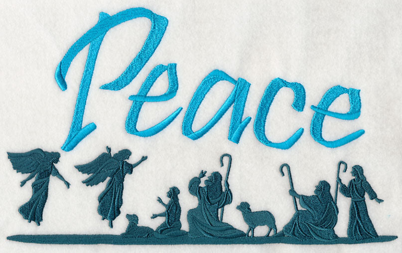 Christmas Wish Silhouette - Peace