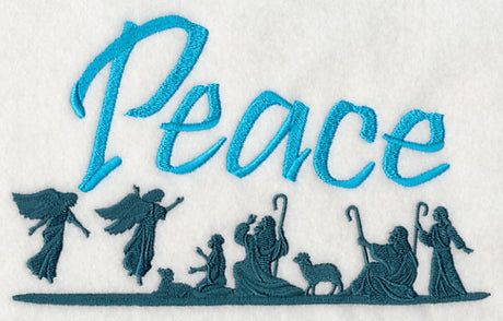 Christmas Wish Silhouette - Peace