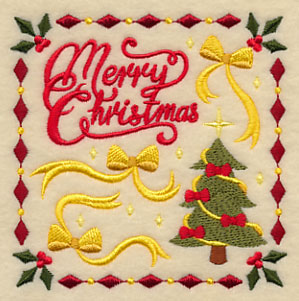 Merry Christmas Ribbons