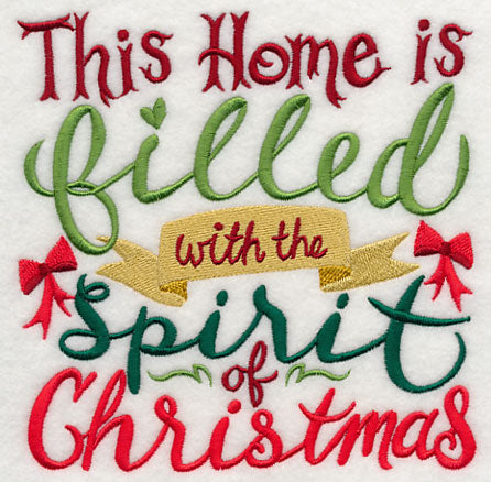 Filled with the Spirit of Christmas