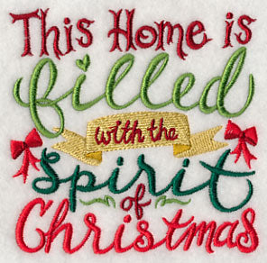 Filled with the Spirit of Christmas