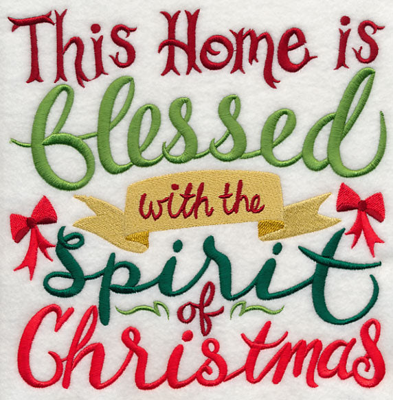 Blessed with the Spirit of Christmas