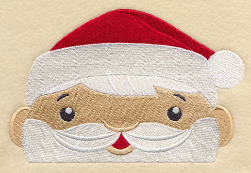 Peeking Santa