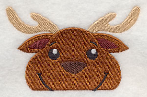 Peeking Reindeer