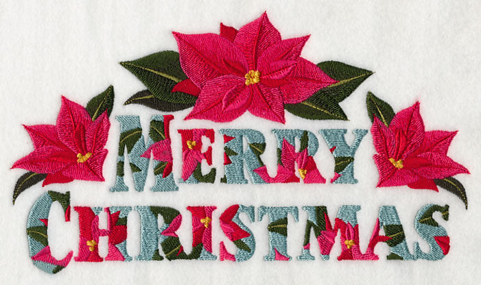 Festive Florals - Merry Christmas