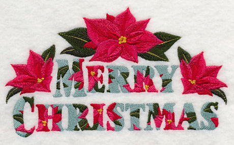 Festive Florals - Merry Christmas