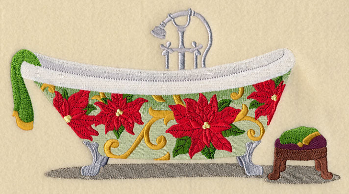 Poinsettia Bathtub