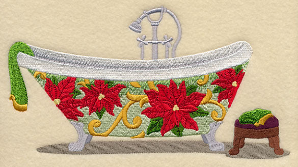 Poinsettia Bathtub