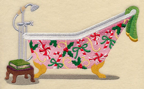 Candy Cane Bathtub