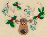 Holiday Antlers - Holly & Mistletoe