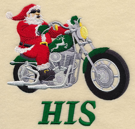 Motorcycle Christmas - His