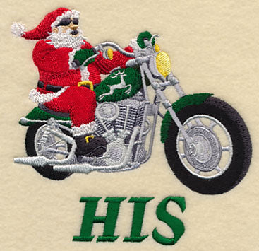 Motorcycle Christmas - His