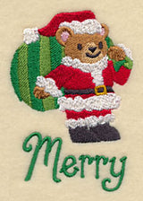 Santa Bear - Merry