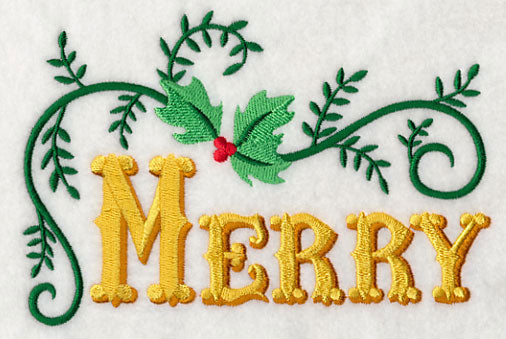 Classic Holiday Wishes - Merry