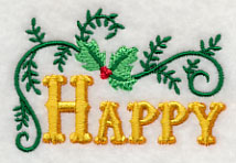 Classic Holiday Wishes - Happy