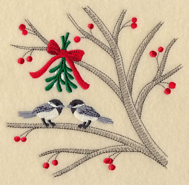 Branching Out with Christmas - Chickadees