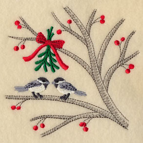 Branching Out with Christmas - Chickadees