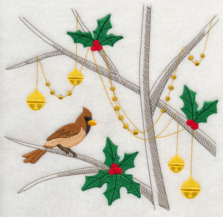 Branching Out with Christmas - Cardinal (Female)